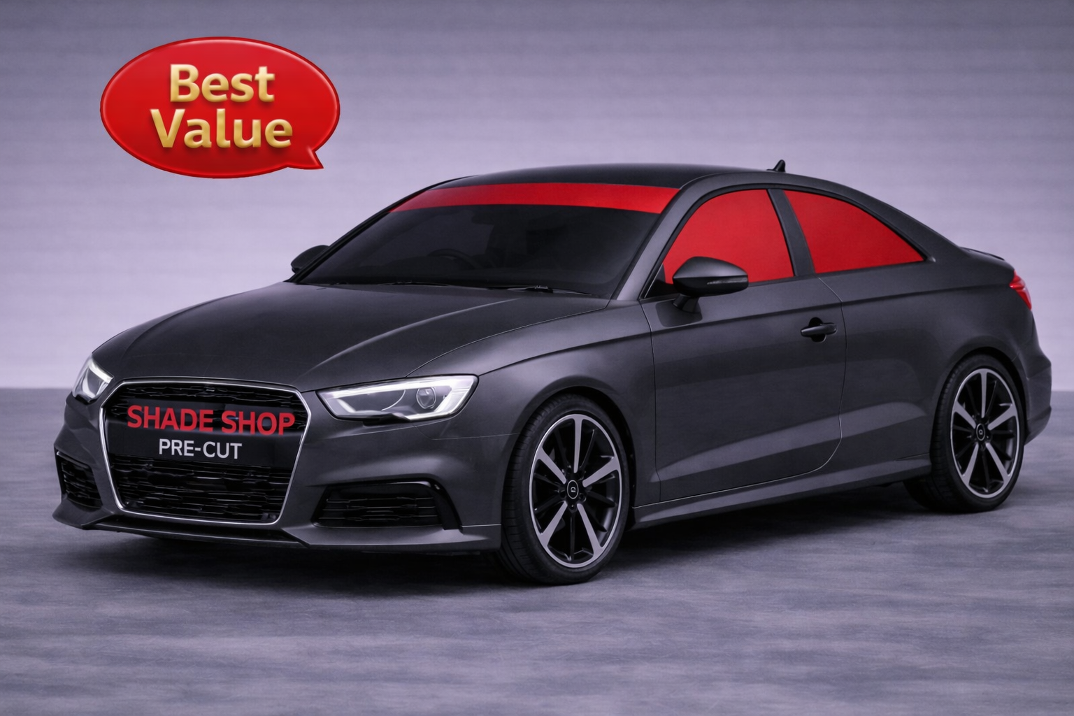 Full Vehicle + Sun strip For Windshield - Pre-Cut Tint Kit