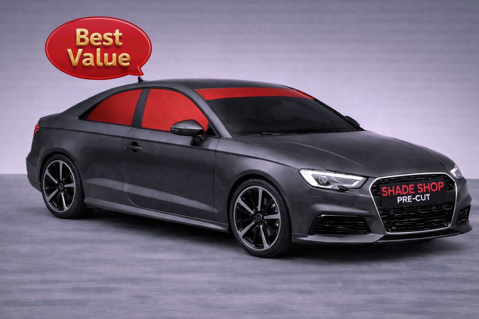 Full Vehicle + Sun strip For Windshield - Pre-Cut Tint Kit